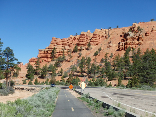 The Red Canyon area of Dixie National Forest.