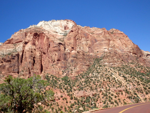 We were now in the Zion Mountain Switchbacks.