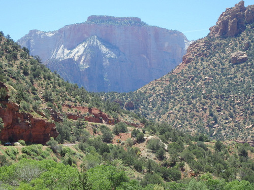 We were now in the Zion Mountain Switchbacks.