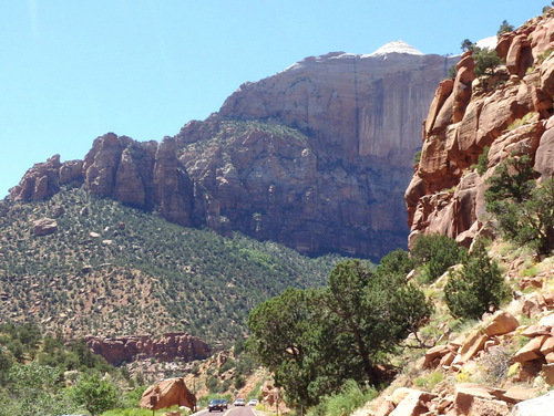 We were now in the Zion Mountain Switchbacks.