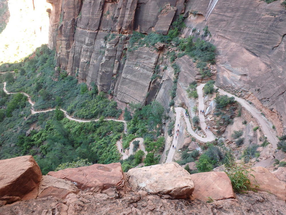 Hiked up the Grotto Trail.