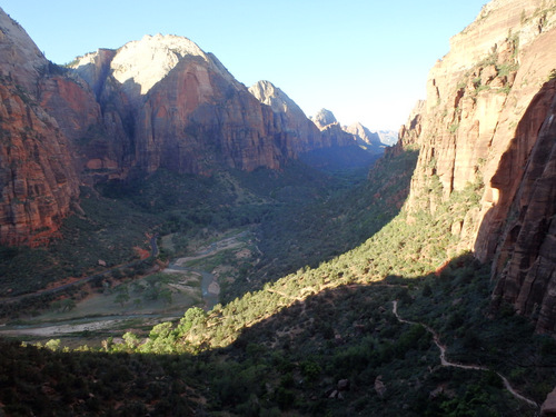 Hiked up the Grotto Trail.