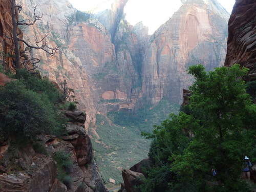 Hiked up the Grotto Trail.