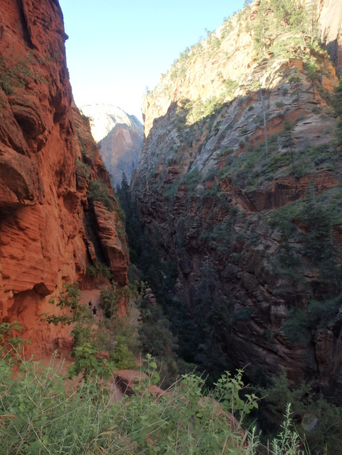 Hiked up the Grotto Trail.