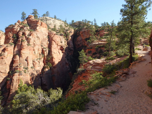 Hiked up the Grotto Trail.