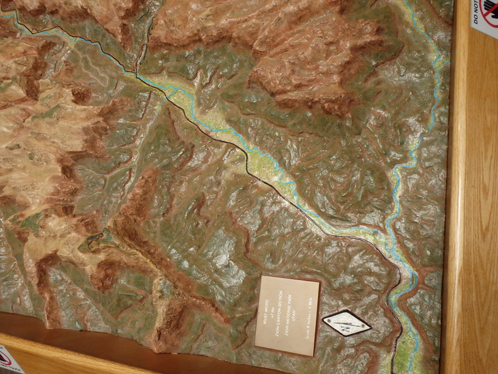 3D-Topology Map of the hiked area.