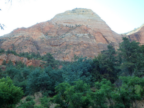 Cycling through Zion NP's Virgin Valley.