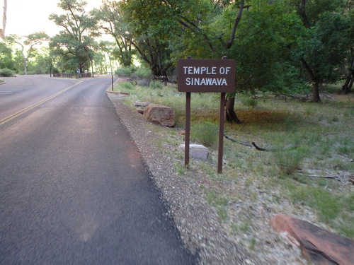 Cycling through Zion NP's Virgin Valley.