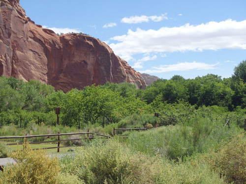 Ride through Fruita, Utah.