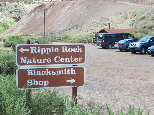 Ride through Fruita, Utah.