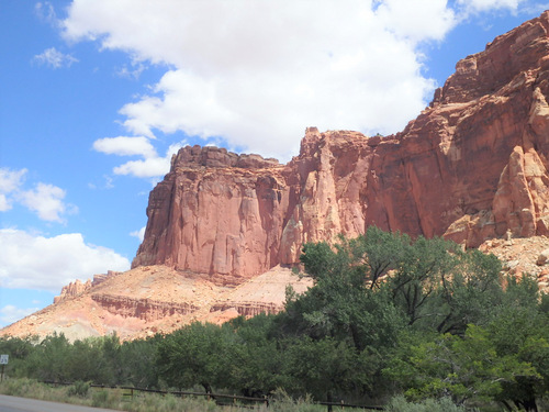 Ride through Fruita, Utah.