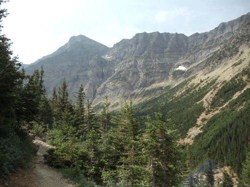 Hiking up the Crypt Trail.