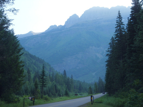 The Flats of Going to the Sun Road.