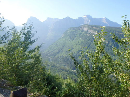 Climbing and looking southeast.