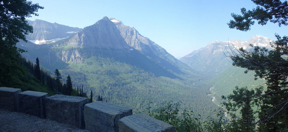 'U' shaped Glacier Valley.