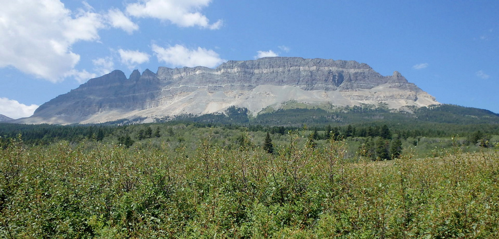 East Flattop Mountain, MT.