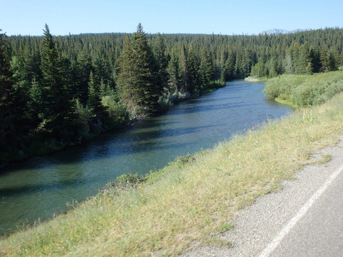 Riding the leg toward Babb, MT.