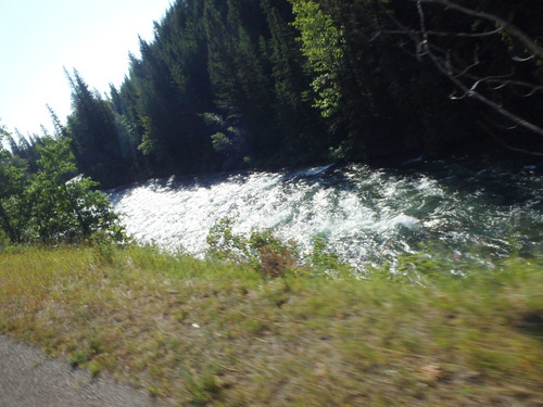 Riding the leg toward Babb, MT.