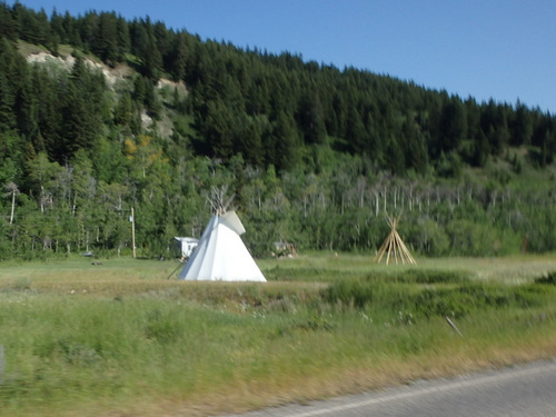 Riding the leg toward Babb, MT.