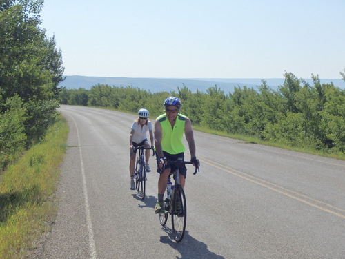 Riding the MT-17 leg to the Canadian Port of Entry.