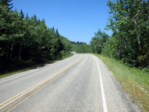 Riding the MT-17 leg to the Canadian Port of Entry.