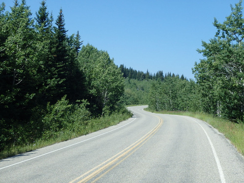 Riding the MT-17 leg to the Canadian Port of Entry.