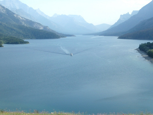 This was the Ferry Boat that brought Terry home from the Crypt Lake Hike.