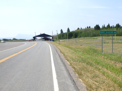 The Social Club and Cafe building in Babb, MT.