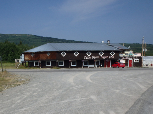 The Social Club and Cafe building in Babb, MT.