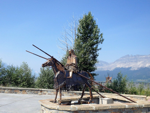 An educational information center for the Blackfeet Indians.