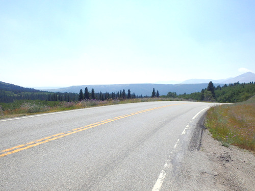 Southbound on Montana Hwy-49.