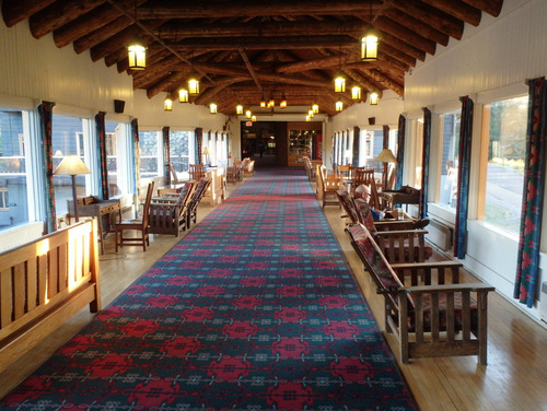 Flyover from the Lodge Rooms Building to the Main Lodge.