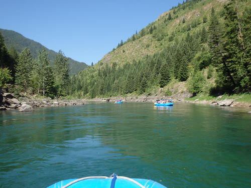 Looking down the Flathead.