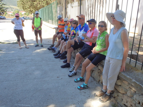 Here we are standing at the entrance to the Museum for the Temple of Zeus.