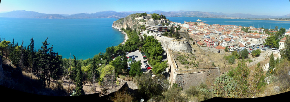 Nafplio overview from Acronafplio.