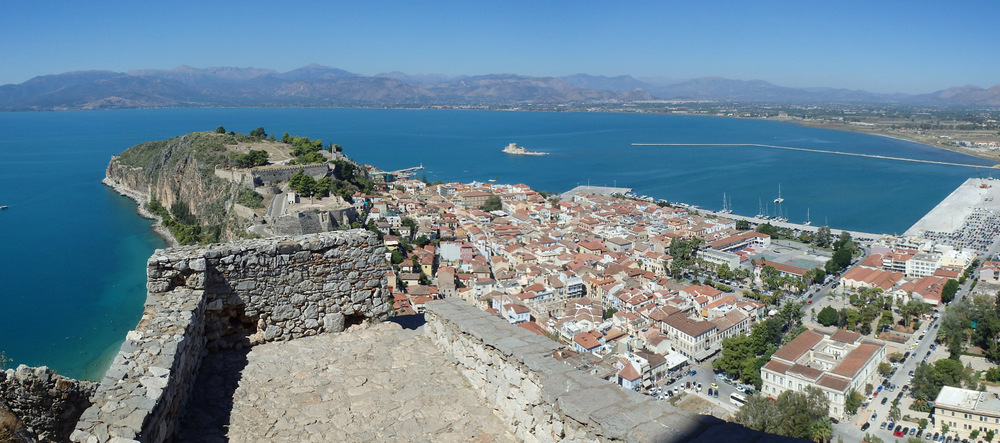 Nafplio overview from Acronafplio.