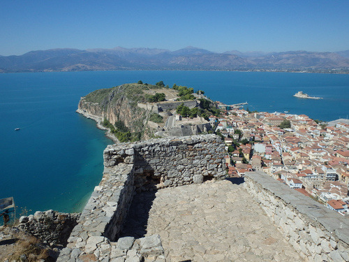 The climb to Castle Palamidi, Nafplio.