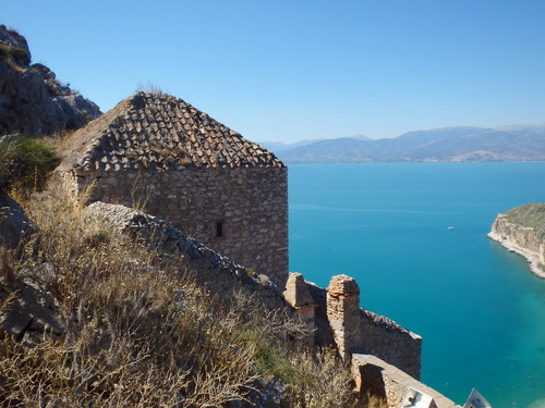 The climb to Castle Palamidi, Nafplio.