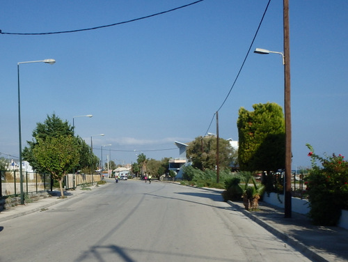 Enjoying coastal Greece.