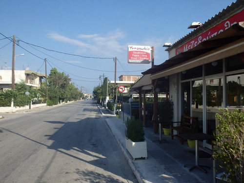 Cycling the Gulf of Corinth's coast.