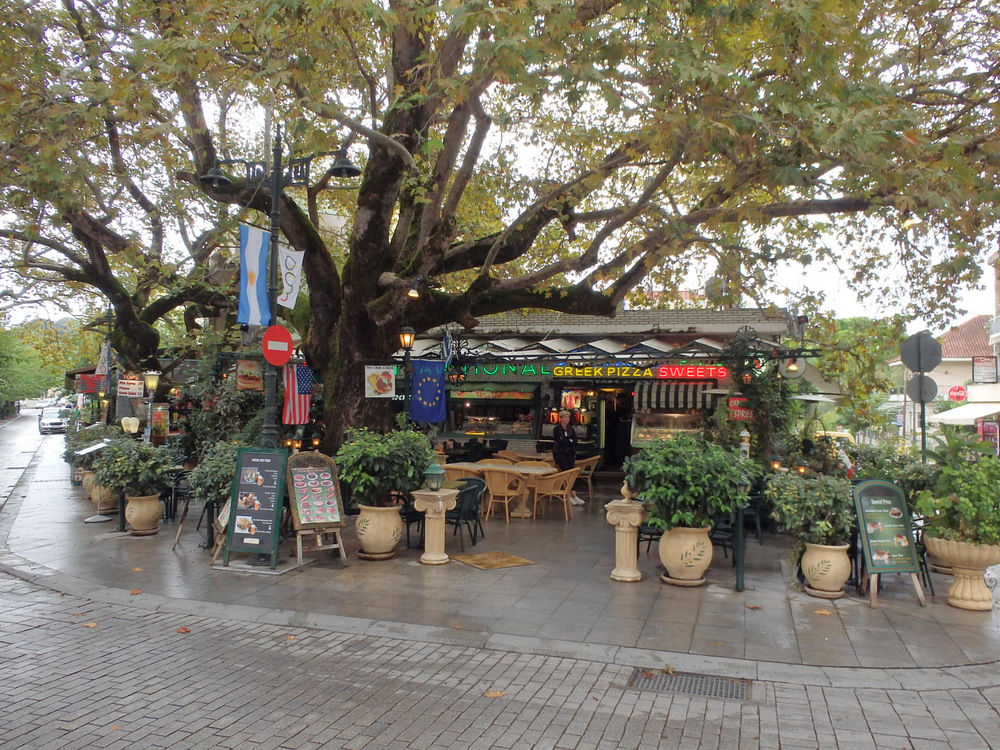 A very good and photogenic restaurant in Olympia, Greece.