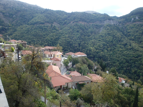 Looking north from Langádhia.