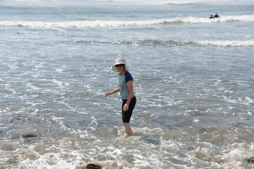 Terry has dipped into every ocean that we have ever visited.