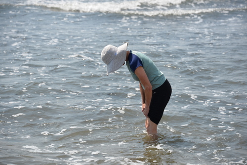 Terry has dipped into every ocean that we have ever visited.