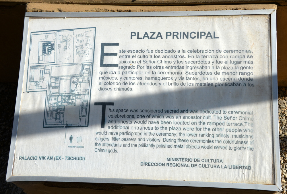 The Plaza Principal of Chan Chan.