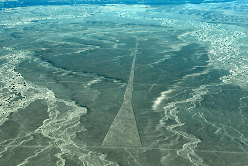 Nazca Lines Peru: Trapezoid.