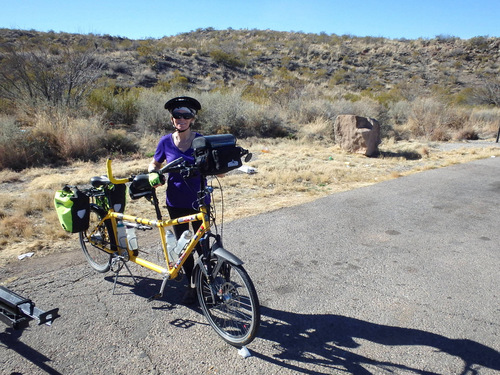 Terry Struck and the Bee were ready for a nice Spring Day ride.