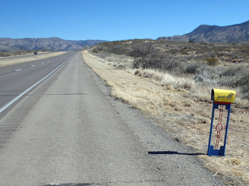 A very recognizable rural mailbox.