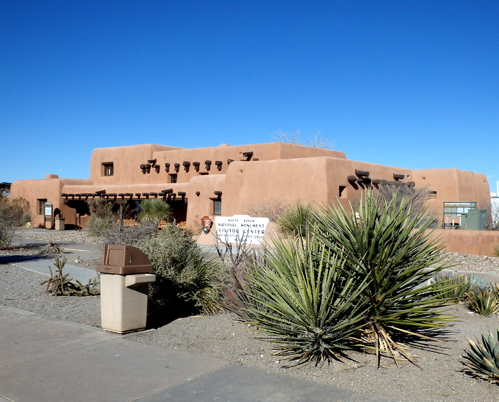 White Sands National Monument, New Mexico, Visitors Center.