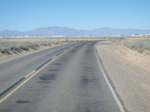 In the Chihuahua Desert looking at the Innerdunal Area.